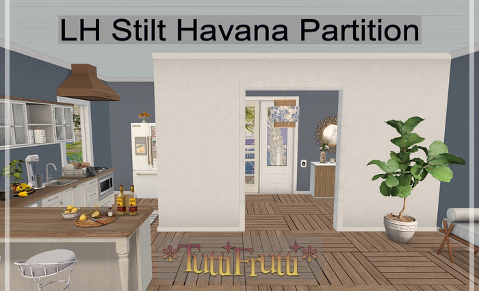 *TuttiFrutti* LH Stilt Havana Partition