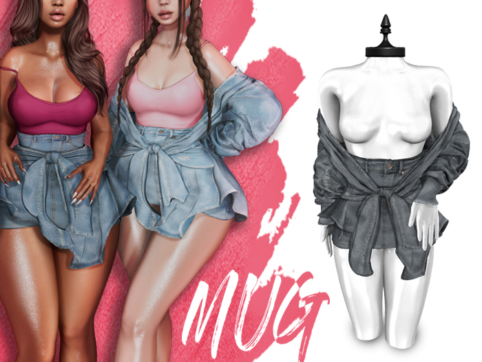 Mug - Ava Jean Set - Gray