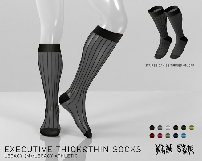 KLN SZN - Executive Thick&Thin Sheer Socks