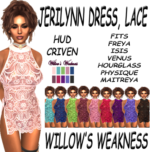 JERILYNN DRESS LACE BOX
