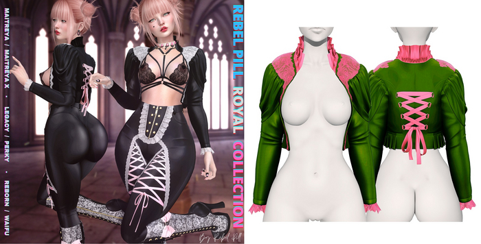 Rebelpill - Royal Collection Jacket Army Green