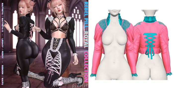 Rebelpill - Royal Collection Jacket Barbie Pink