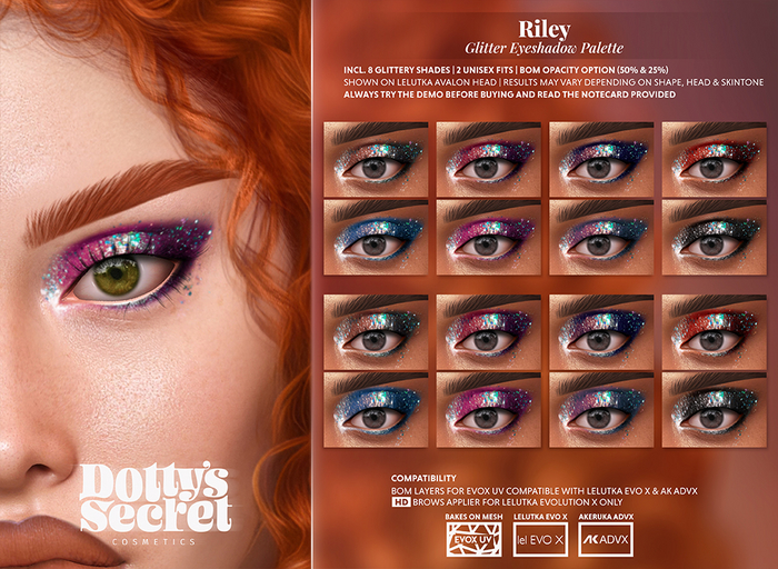Dotty's Secret - Riley - Eyeshadow Palette [EVOX]