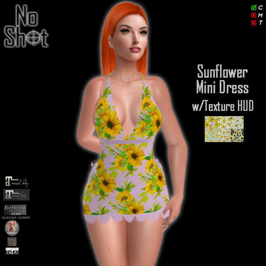 ~NS~ Sunflower Mini Dress