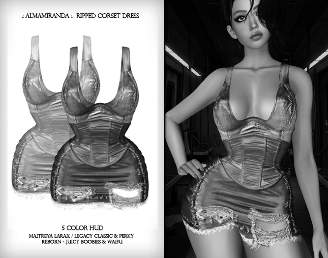 DEMO .: AlmaMiranda :. Ripped Corset Dress