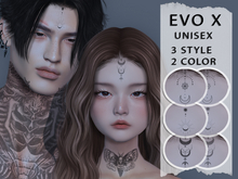 .:Jen'aam:.Moon Tattoo Unisex - Evox