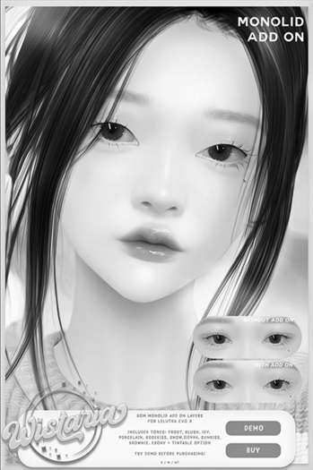 { wistaria } // DEMO // Monolid Eye Add on ~ LeLUTKA Evo X