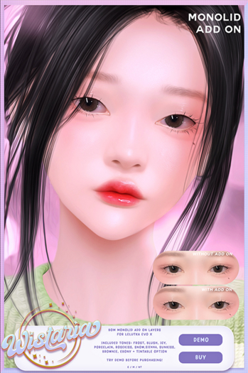{ wistaria } // Monolid Eye Add on ~ LeLUTKA Evo X