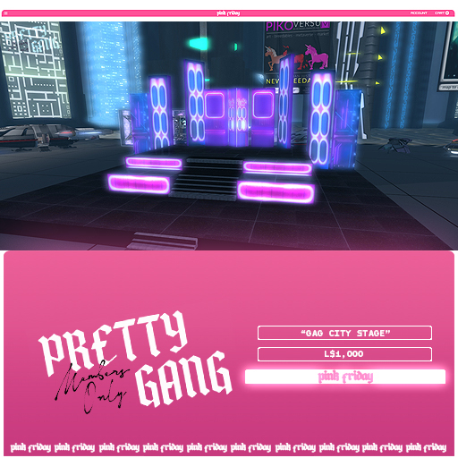 PINKFRIDAY. Gag City Stage