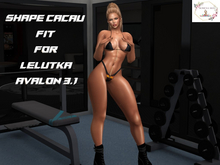 Shape CACAU FIT Lelutka Avalon-Mait-LaraX-Legacy-Belleza GenX-Erika-Reborn-Kupra