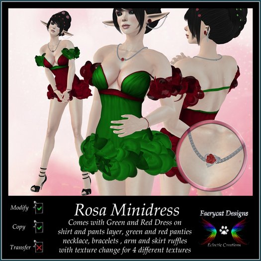 *FCD* Rosa Minidress