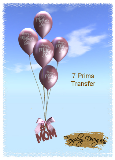 ~Happy Mother's Day Pink Gift Balloons