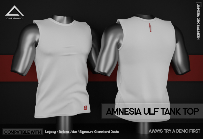 # AMNESIA - Ulf Tank Top - White
