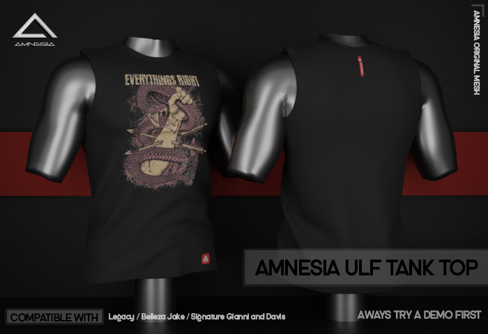 # AMNESIA - Ulf Tank Top - P 3