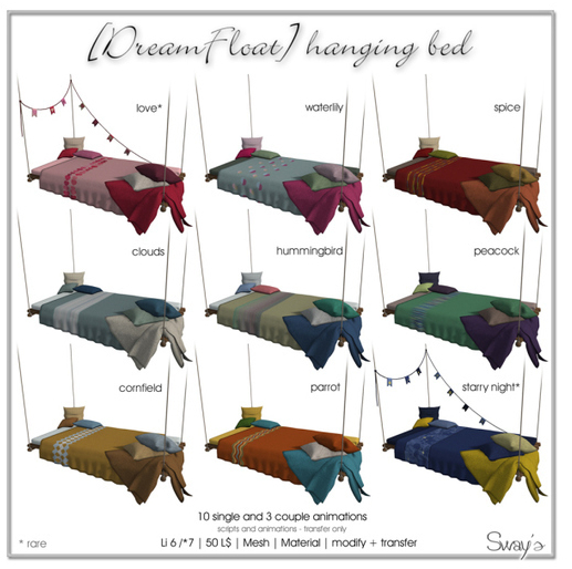 Sway's [DreamFloat] hanging bed . love RARE