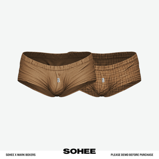 Sohee x "Mark" boxers [camel]