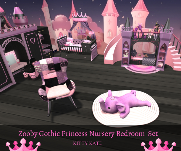 {KK} Zooby Gothic Princess Nursery - FULLSET 