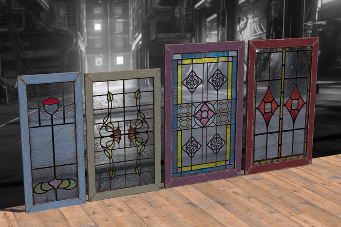 {Unflat Stuff} Stained Glass Decor