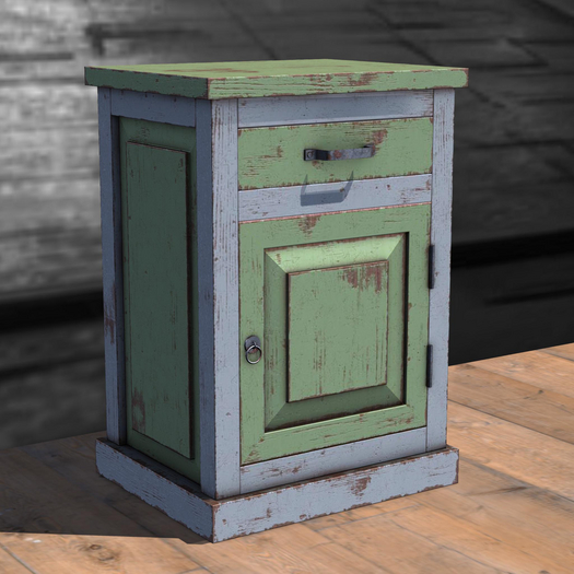 {Unflat Stuff} Cabinet Green