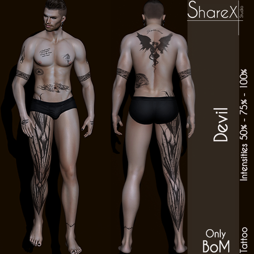 ShareX Studio Devil tattoo