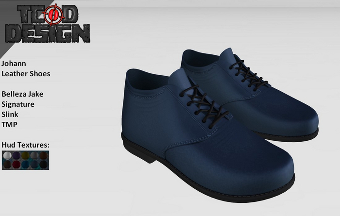 Leather Shoes Johann[Textures Hud]...