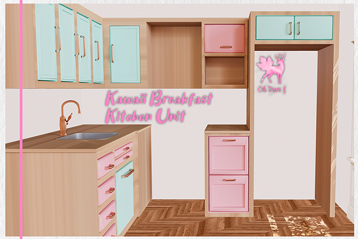 Oh Deer! Kawaii Breakfast: Kitchen Unit