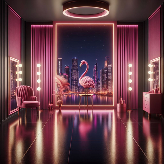 Flamingo 4 Pk TEXTURE