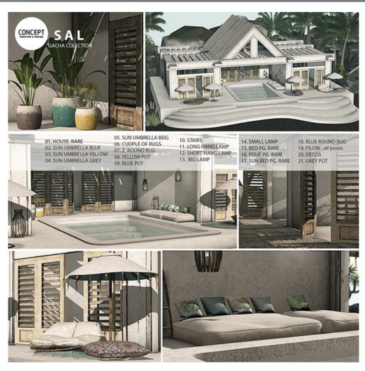Second Life Marketplace - 01. CONCEPT} SAL. House.RARE