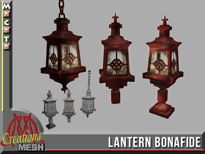 |Lantern |PBR Lantern Bonafide Full Perm Box