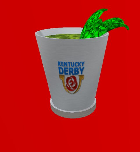 mint julep with drink animation