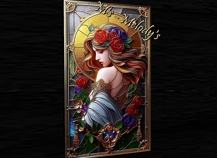 M's - Stained glass - "Melancholia"