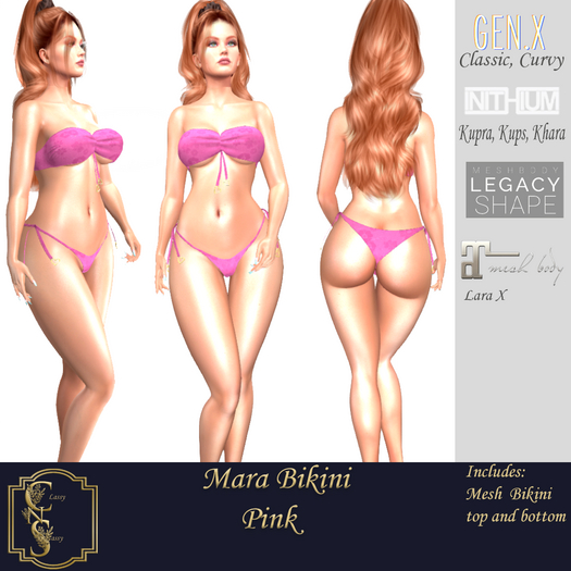 (CNS) Mara Bikini Pink (Add)