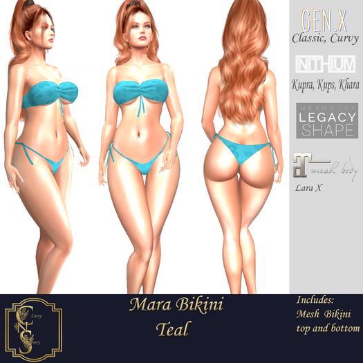 (CNS) Mara Bikini Teal (Add)