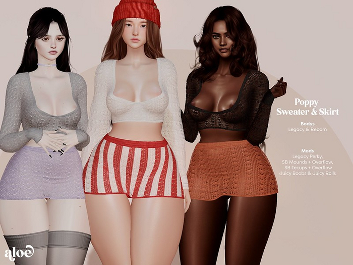 Aloe. Poppy Skirt // FATPACK