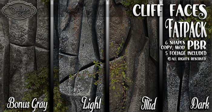 PBR Cliff Face & Privacy Walls FATPACK