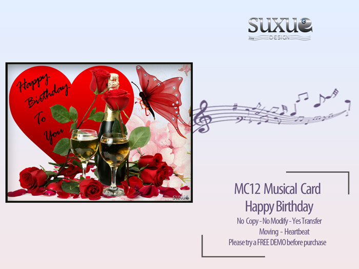 SuXue - Birthday Card Decor