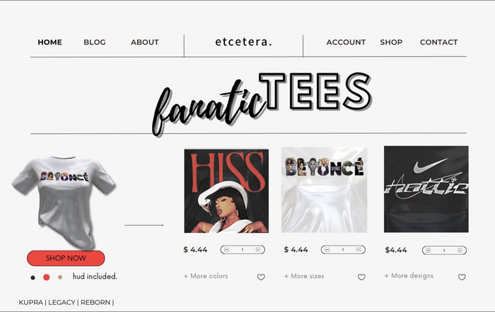 etc- fanantic tee fatpack.
