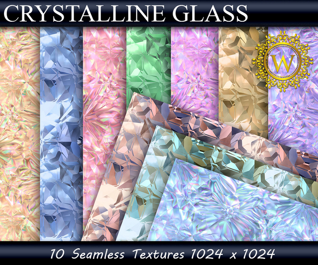 Crystalline Glass Textures