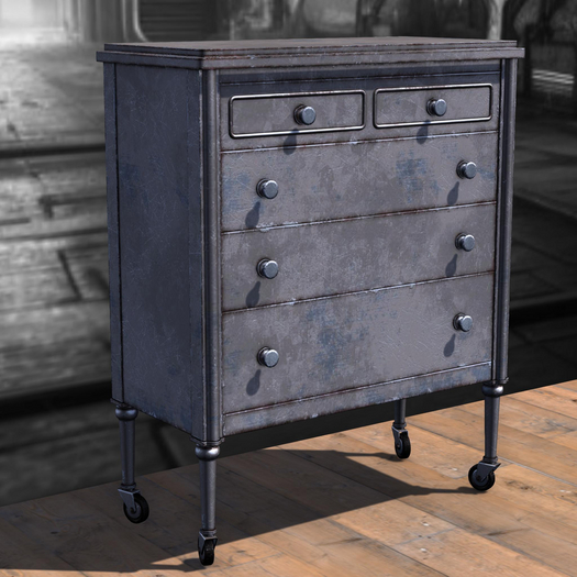 {Unflat Stuff} Retro Dresser Cabinet