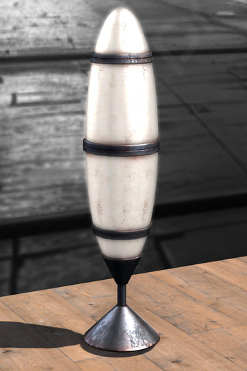{Unflat Stuff} Retro Futuristic Stand Lamp