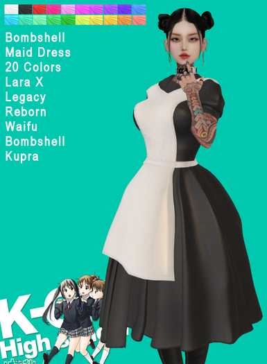 KO-H Bombshell Maid Dress ColorPack