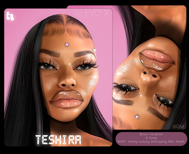 HTTPS. "Teshira" Skin MAHOGANY
