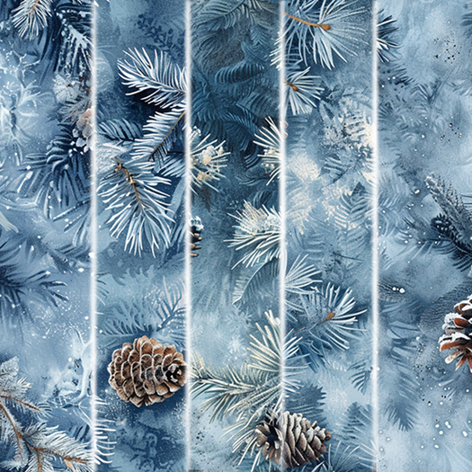 5pc Winter feeling suede like wallpaper seamless *Full Perm*