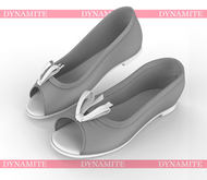 Grey White Loki Flats Kupra