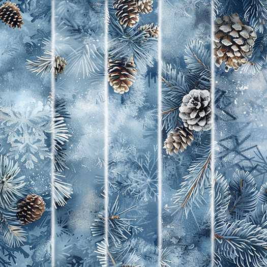 5pc Winter feeling suede like wallpaper seamless *Full Perm*
