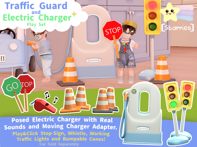 [Starries] Traffic Guard & Charger Set
