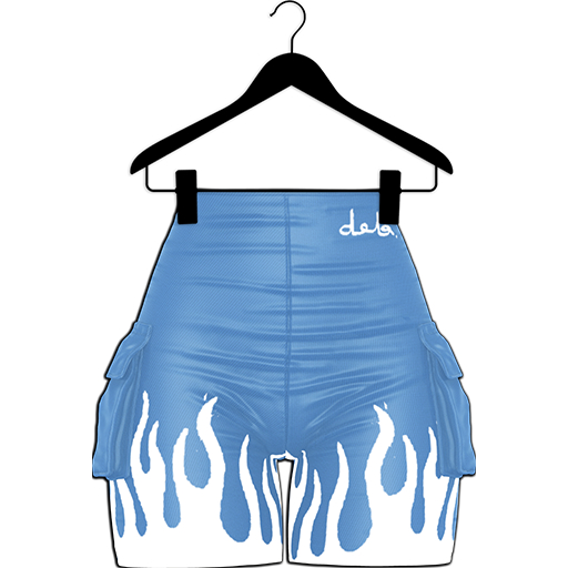 Melange: Perry Cargo Shorts [Light Blue]