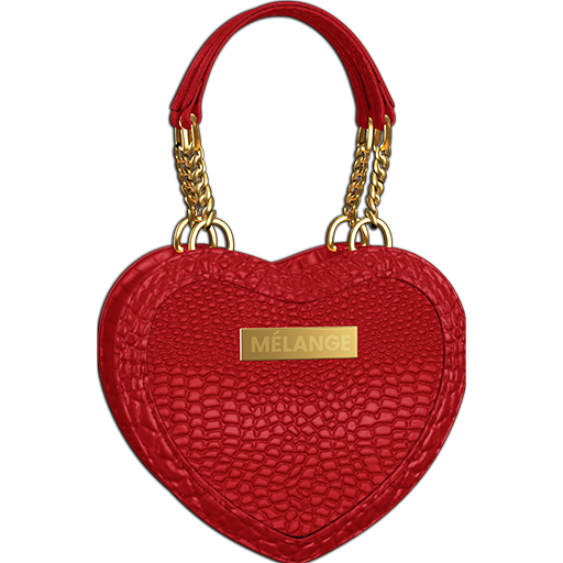 Melange: Perry Handbag [Red]