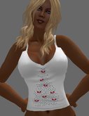 Novel-Tee Rhinestone Bow Tree