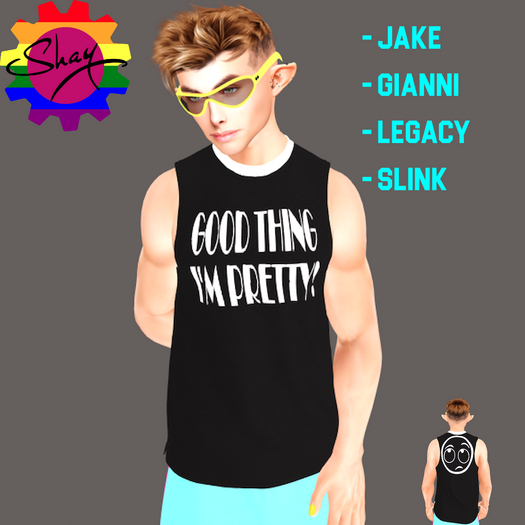 Good Thing Im Pretty Black Tank